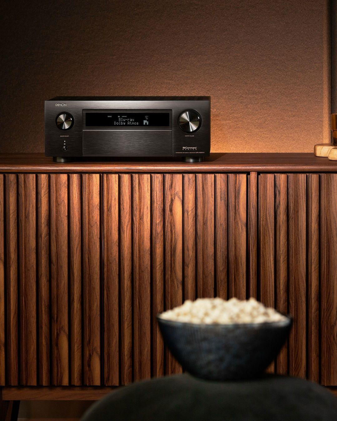 Photo by Denon on July 26, 2024. May be an image of speaker, amplifier, stereo and text.