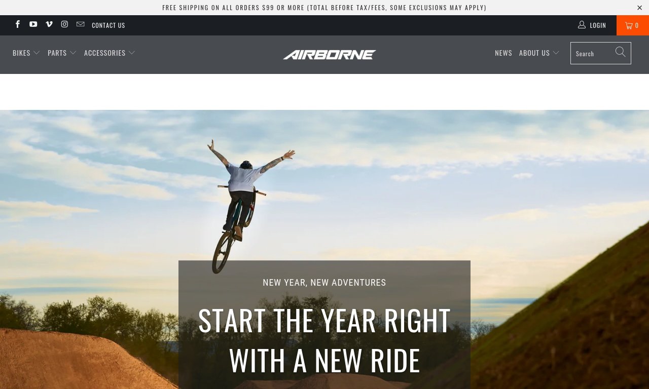 Airborne bicycles.com
