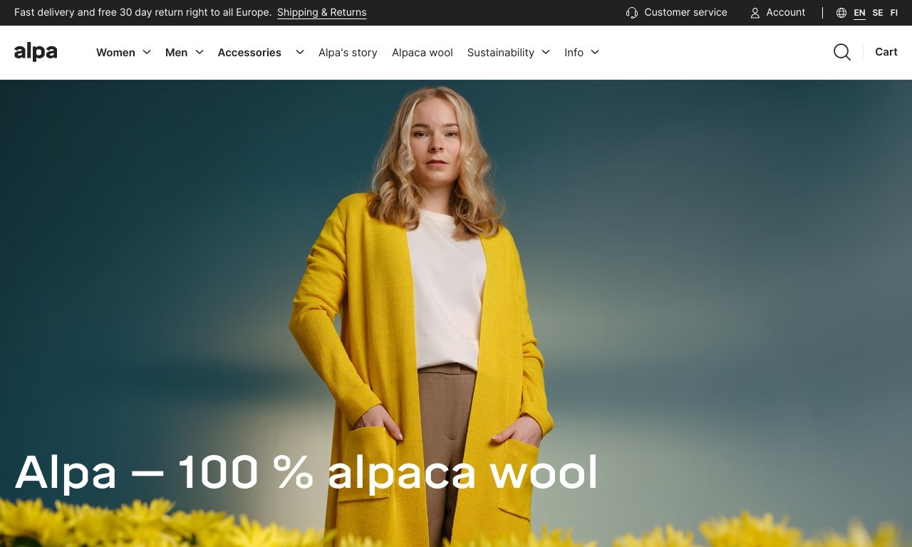 Alpa Knitwear.com