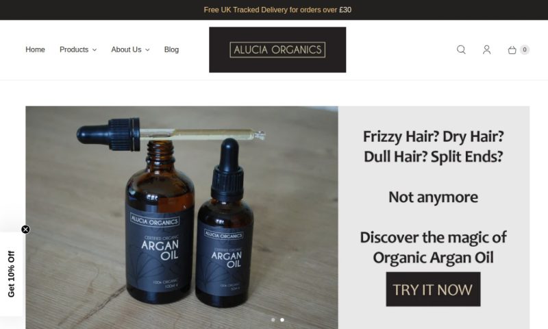 Alucia Organics.com