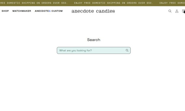 Anecdote Candles.com