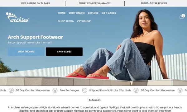 Archies Footwear.com