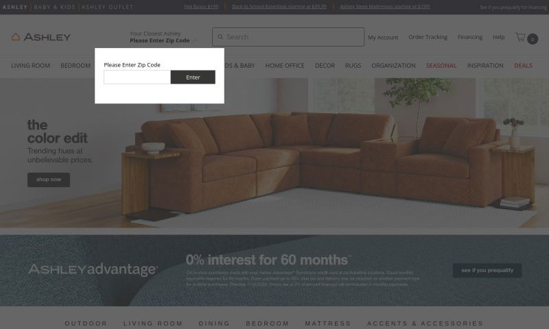 Ashley furniture.com