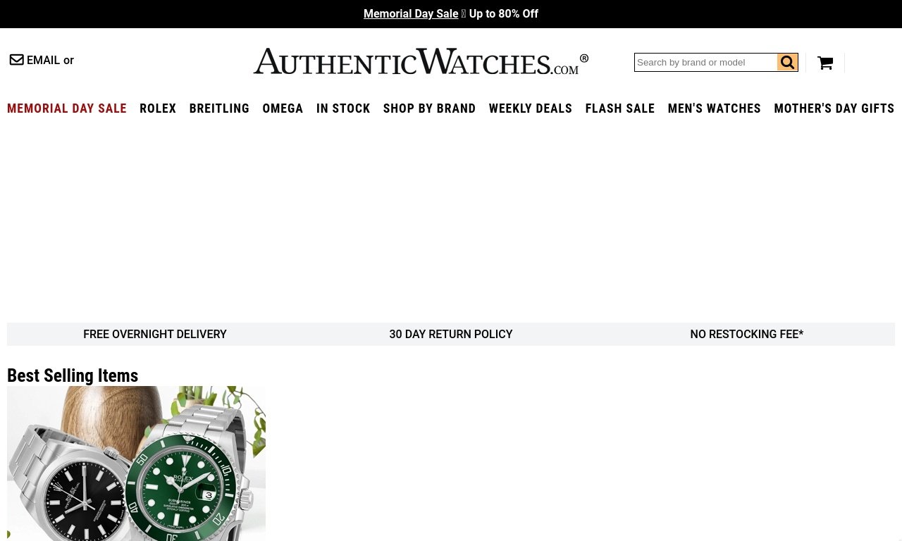 Authentic watches.com