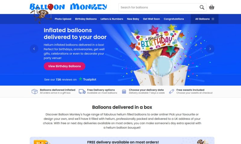 Balloon Monkey.co.uk