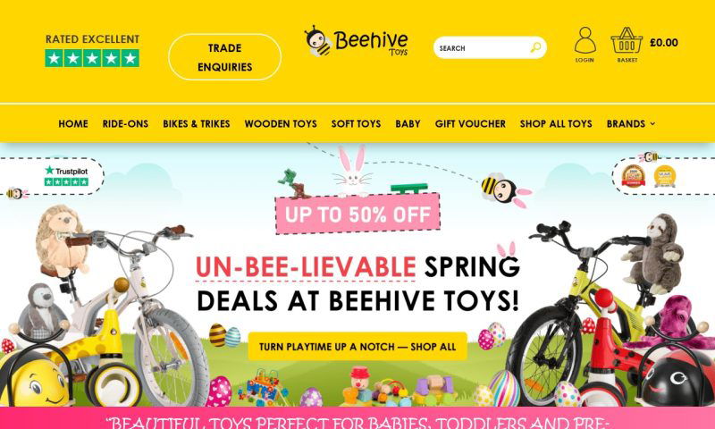 Beehive toy factory.co.uk