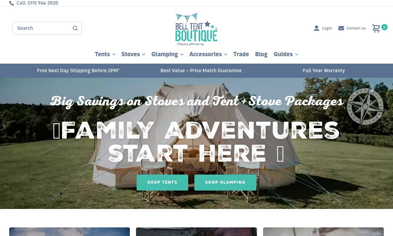 Bell tent Boutique.co.uk