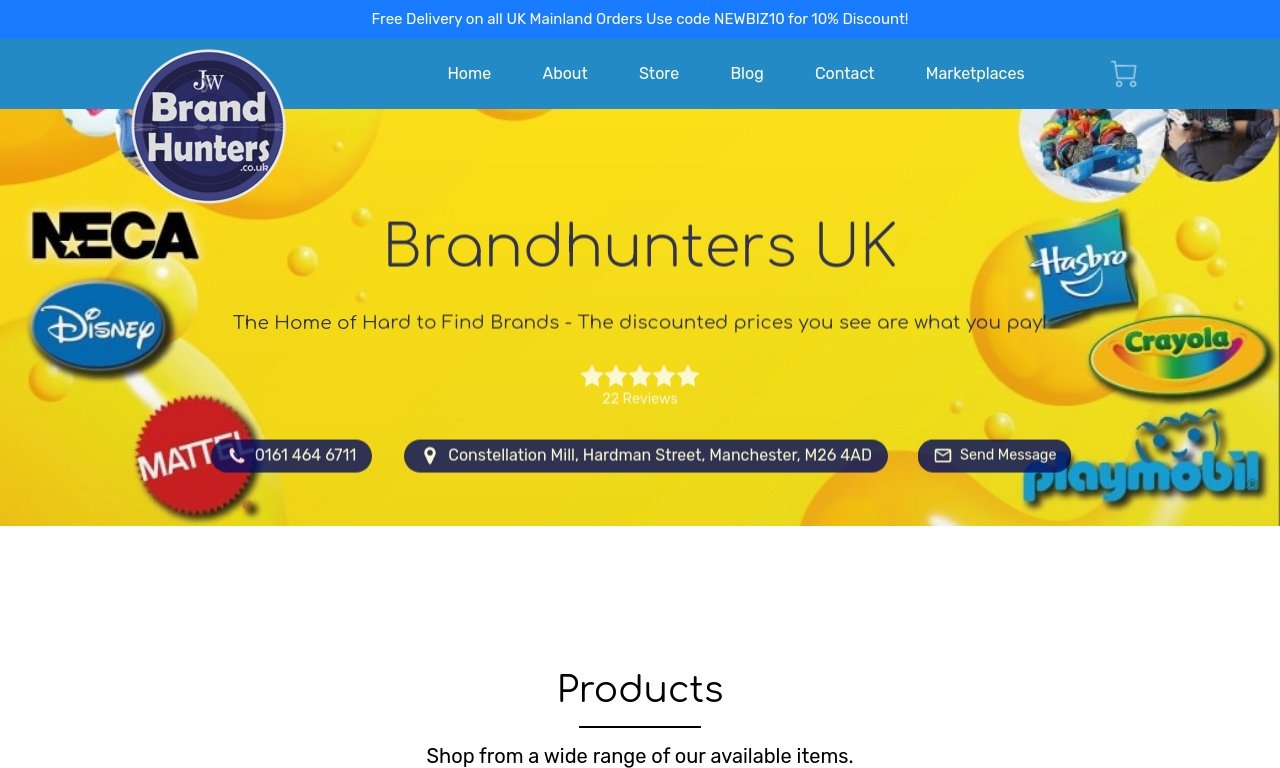 Brand hunters.co.uk