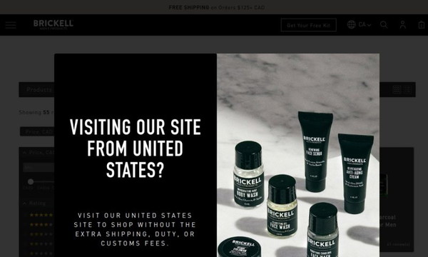 Brickell mens products Canada