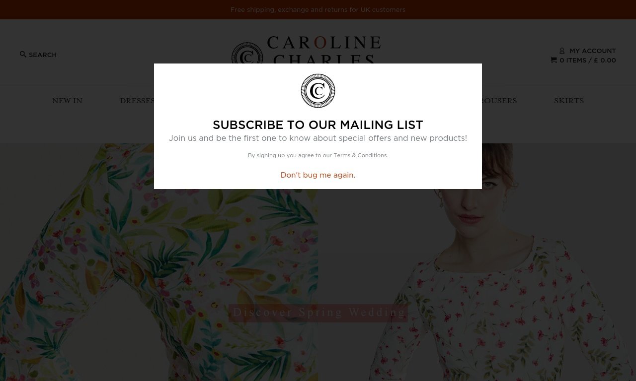 Caroline Charles.co.uk