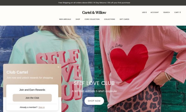 Cartel and Willow.com