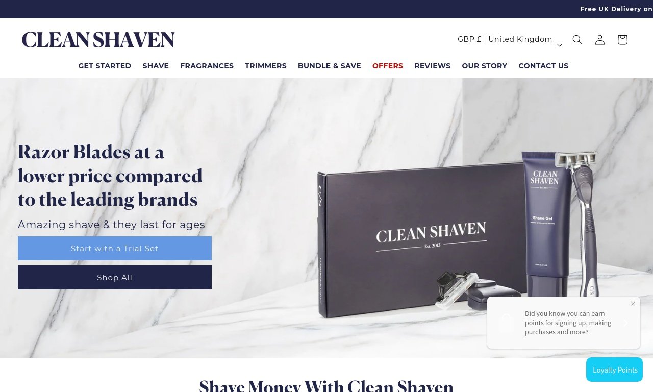 Clean shaven.co.uk