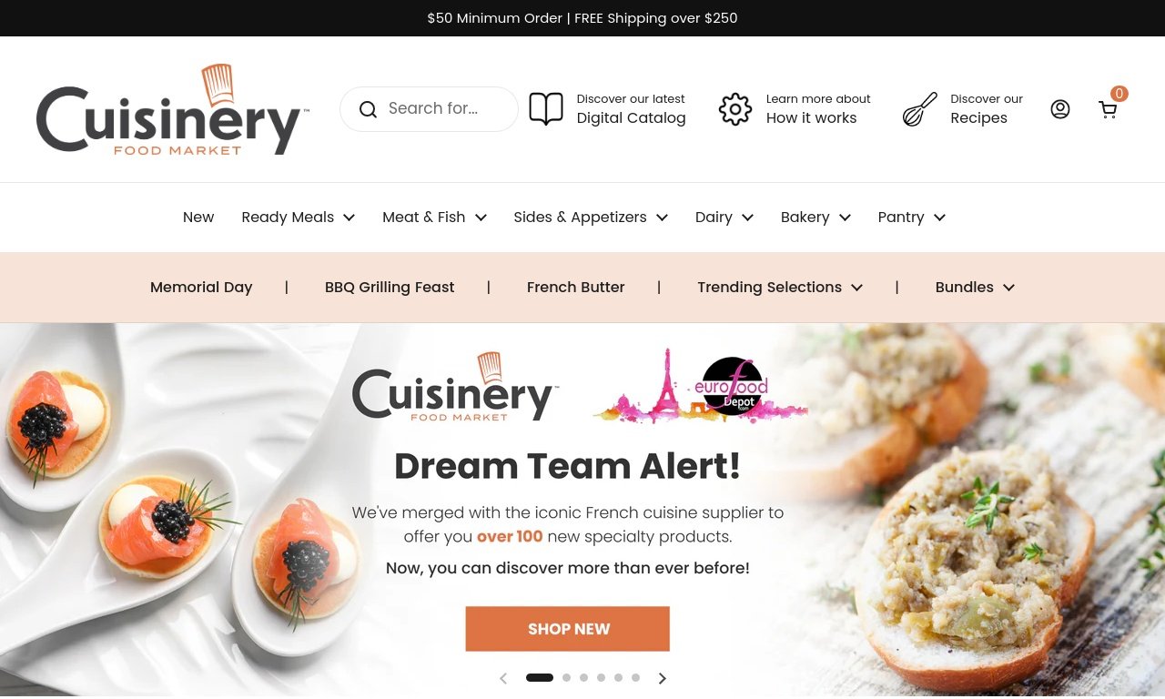 Cuisinery Food Market.com