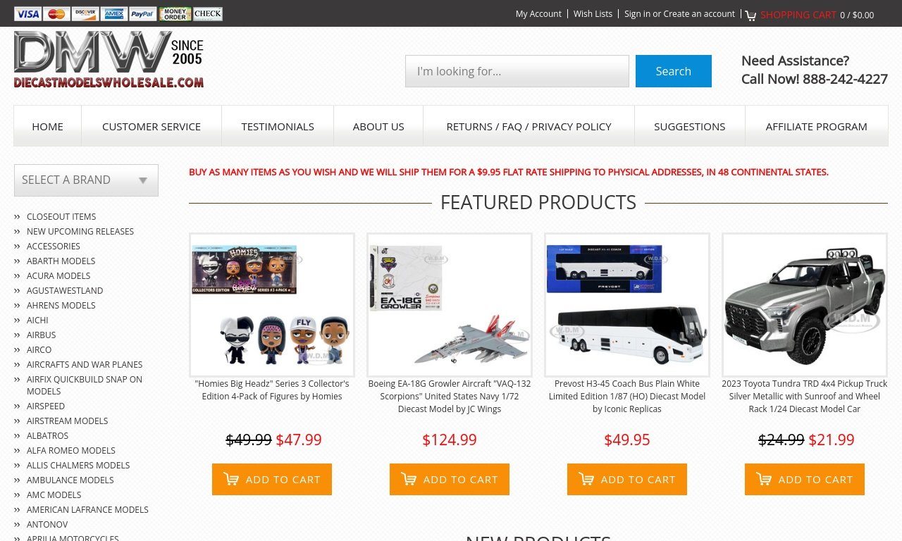 Diecast Models Wholesale.com