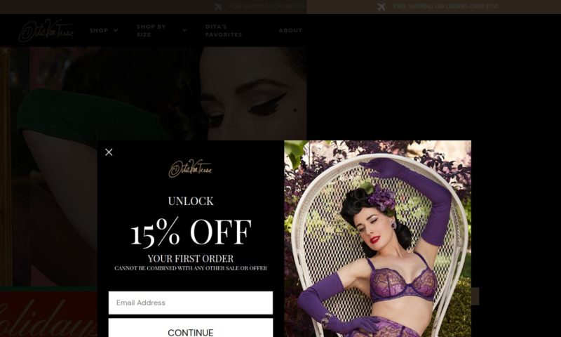 Dita Von Teese Lingerie