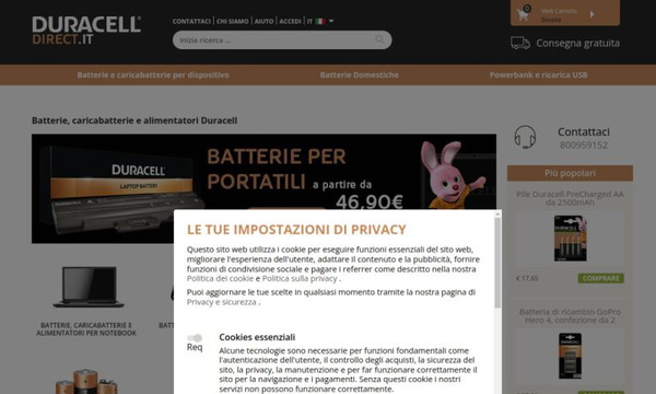 Duracell Direct.it