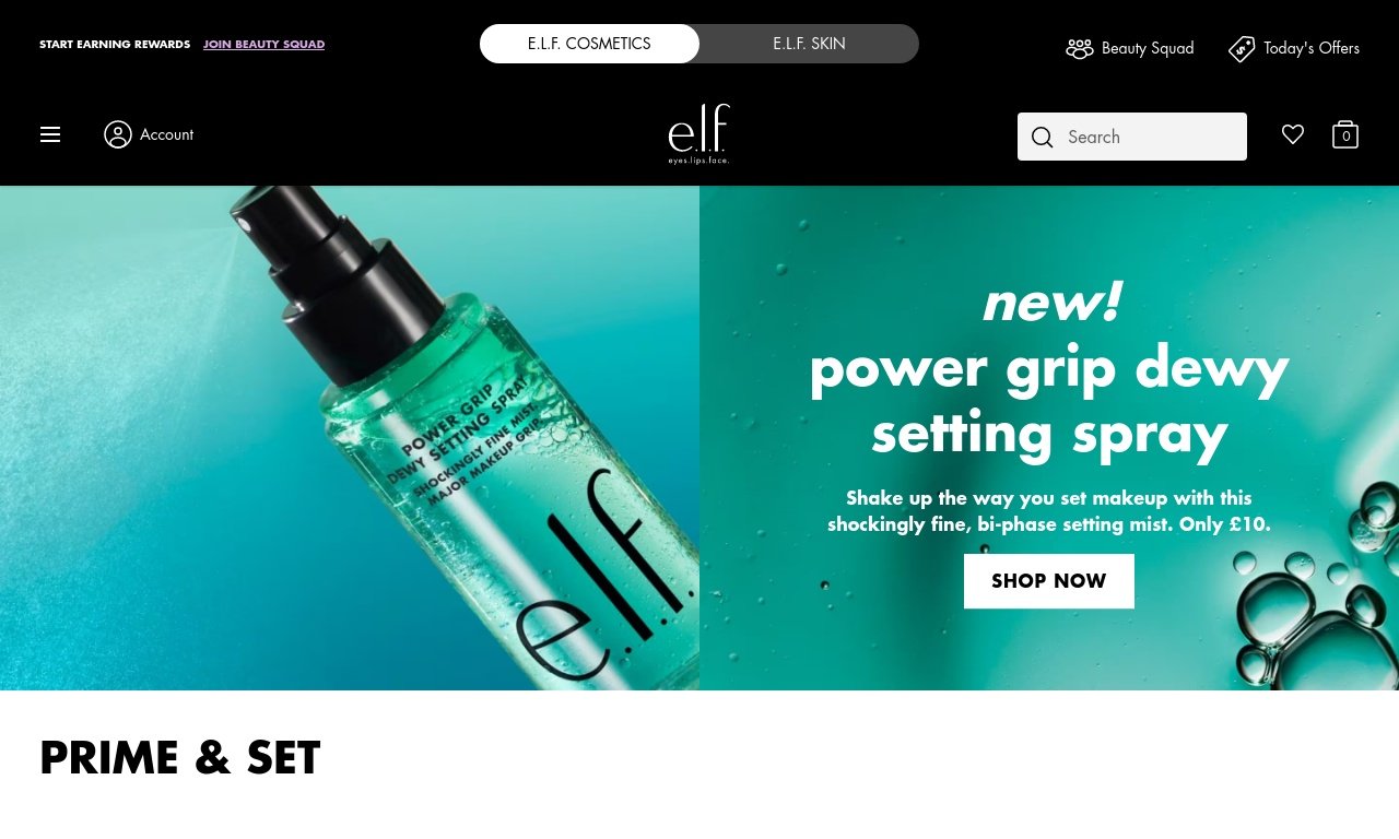 Elf cosmetics.co.uk