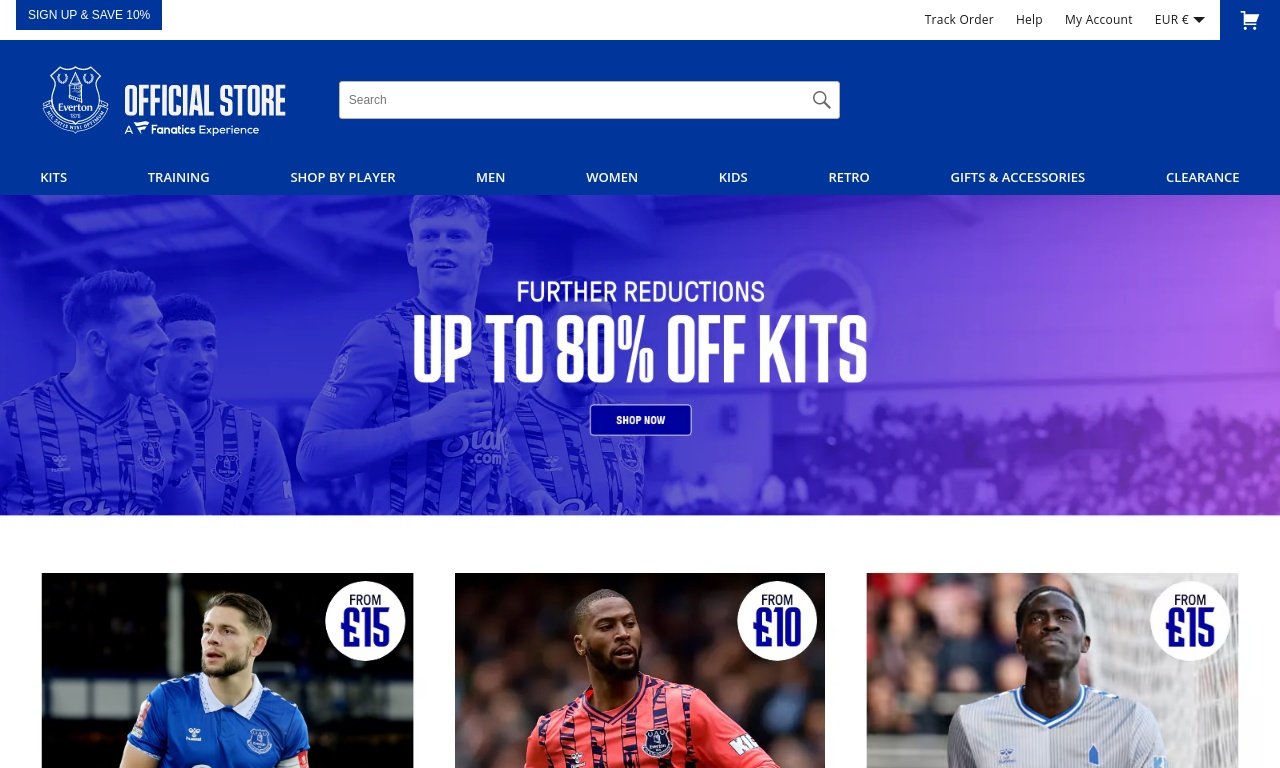 Everton Direct.com - ShoppingOnline.ie