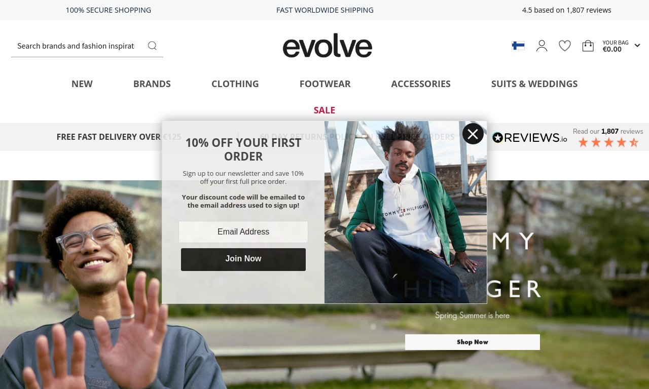 Evolve clothing.com