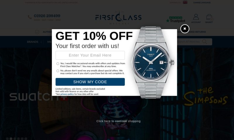 First class watches.com