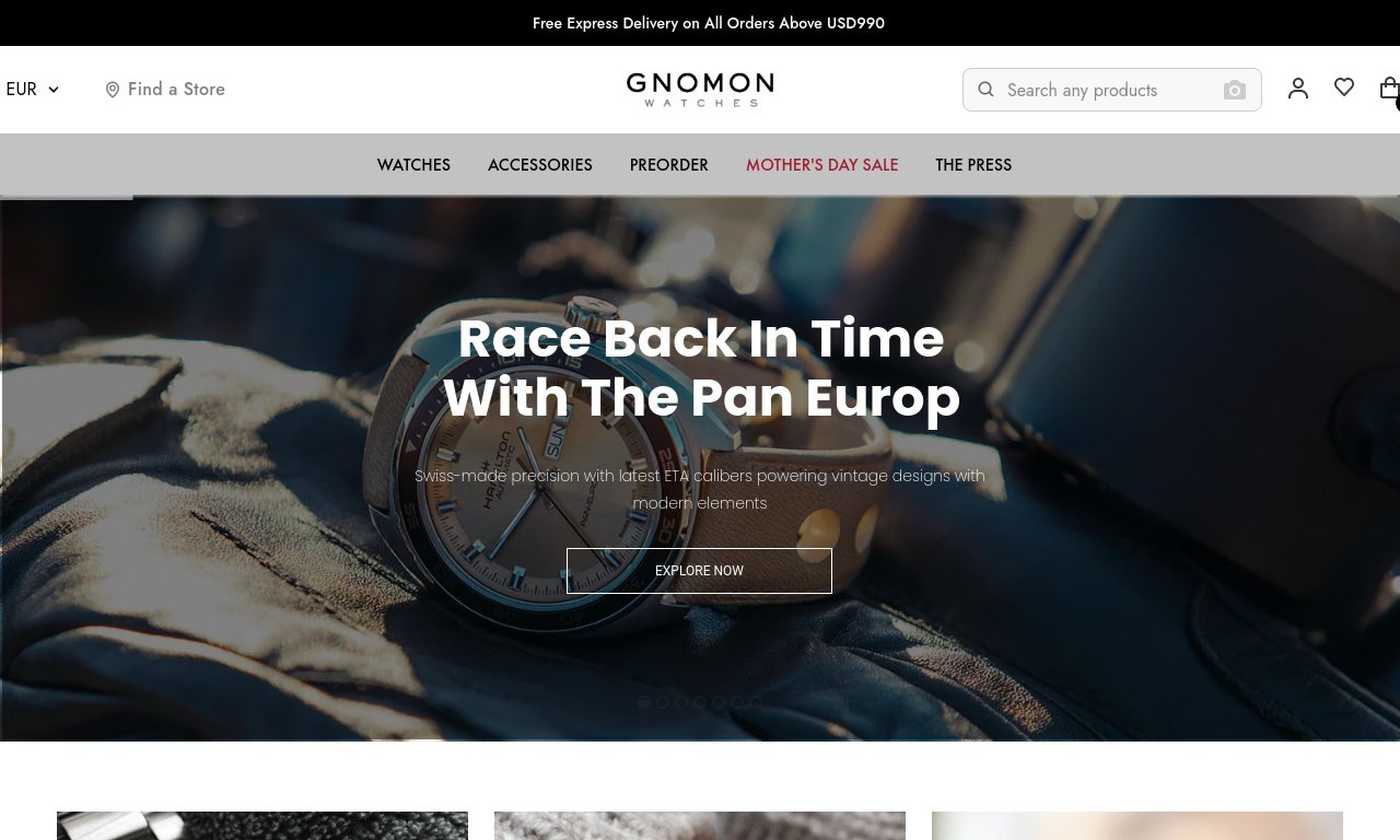 Gnomon watches.com