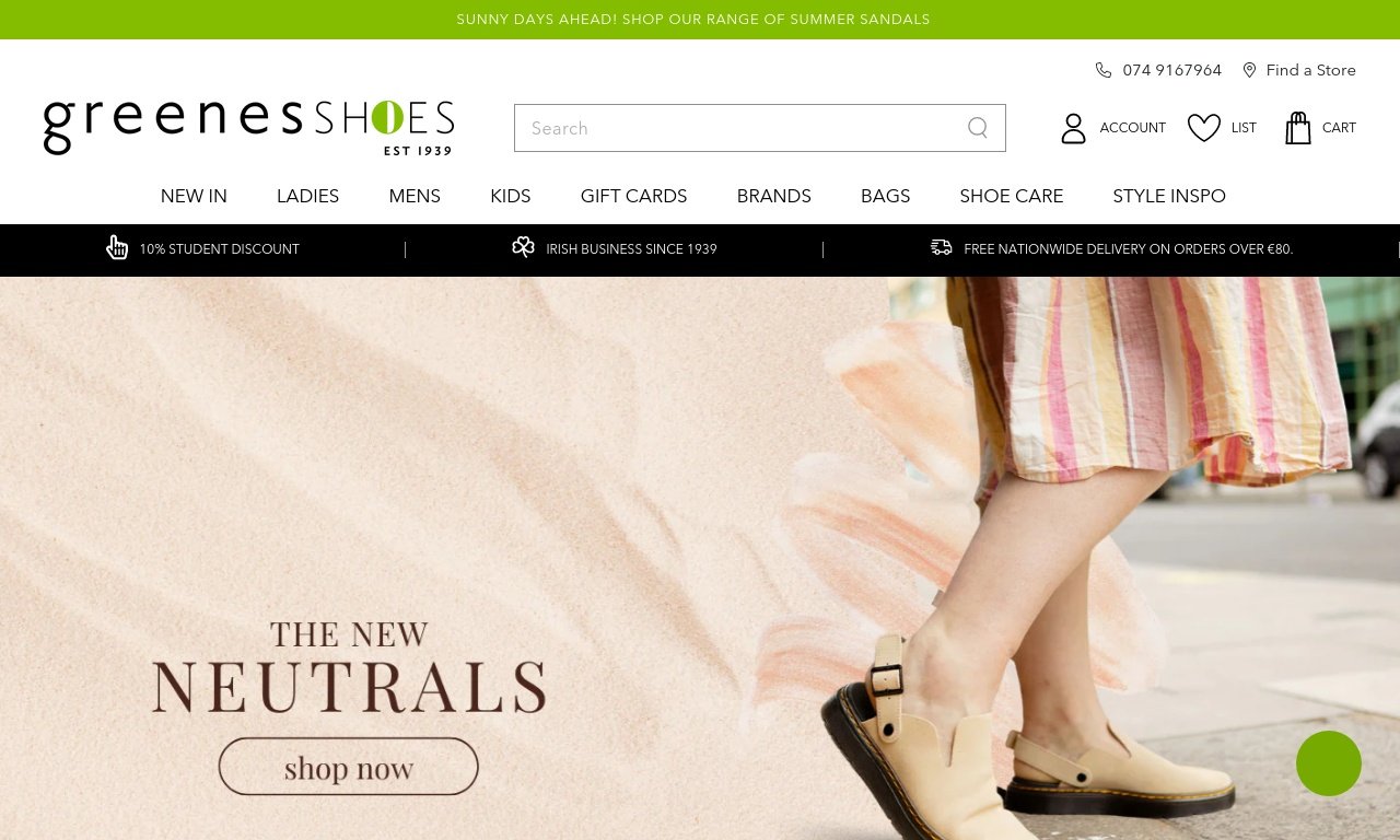 GreenesShoes.com