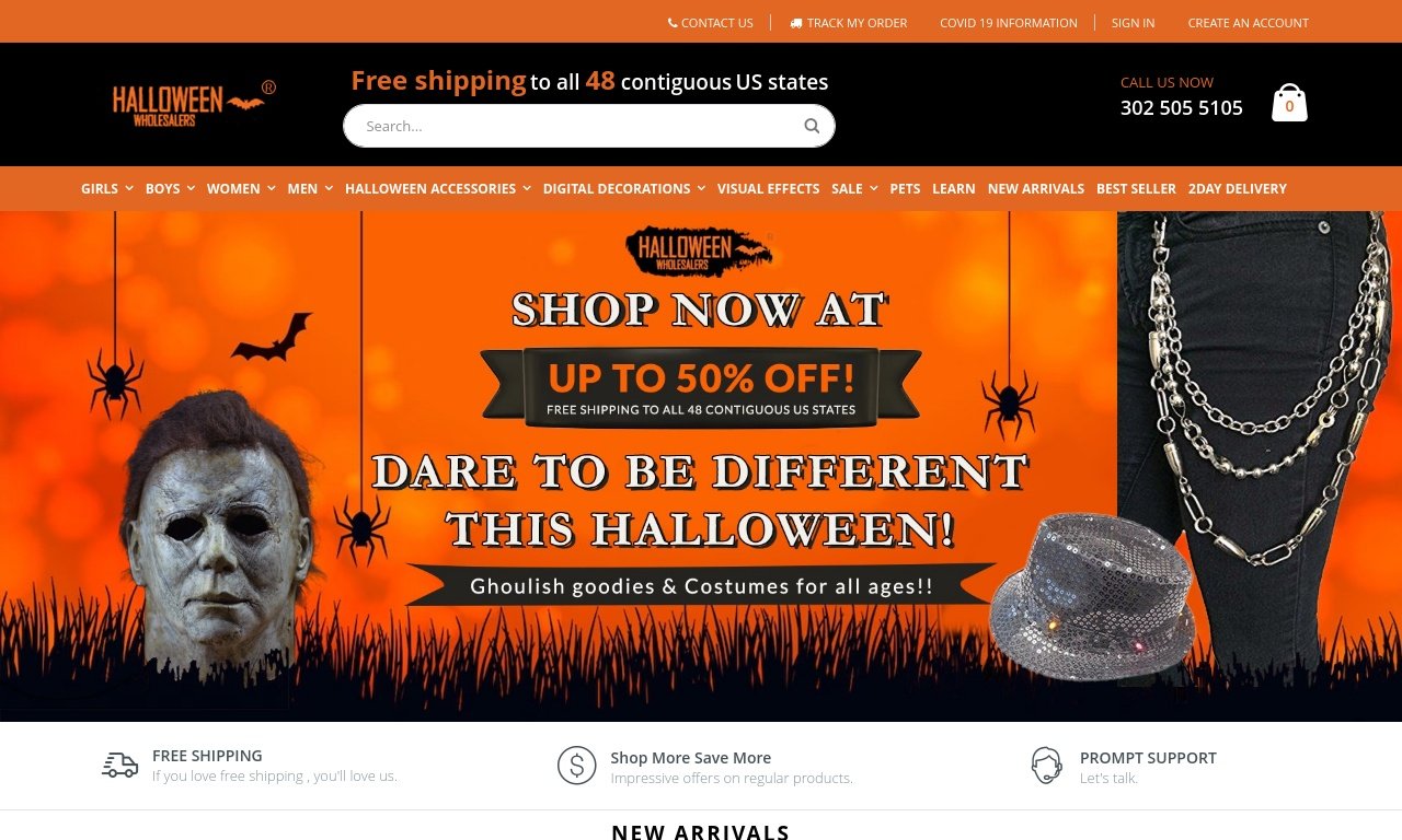 Halloweenwholesalers.com