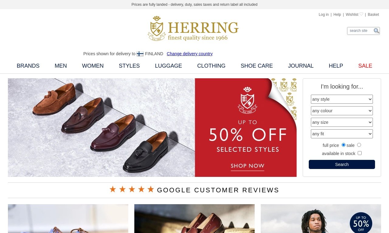 Herring shoes.co.uk