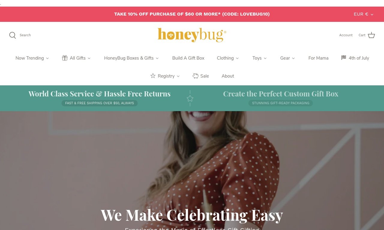 Shop honey bug.com