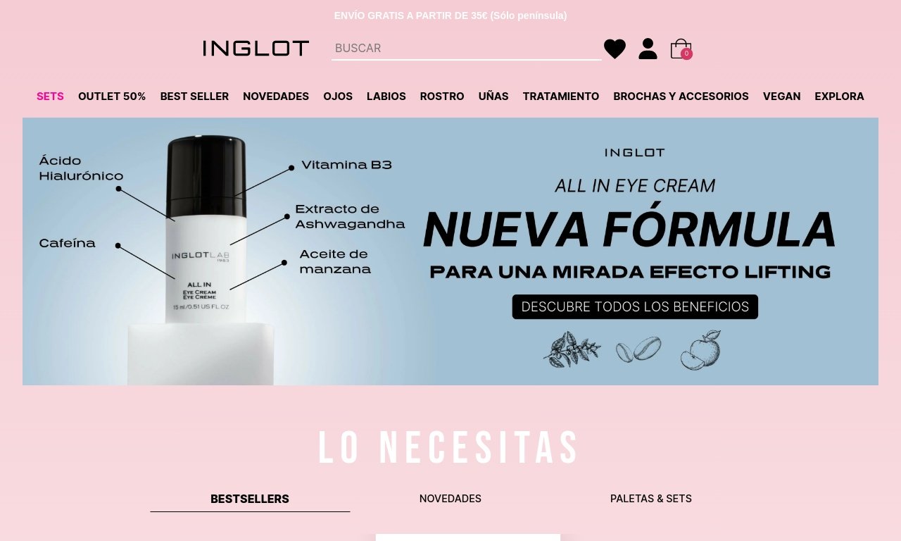 Inglot cosmeticos.es