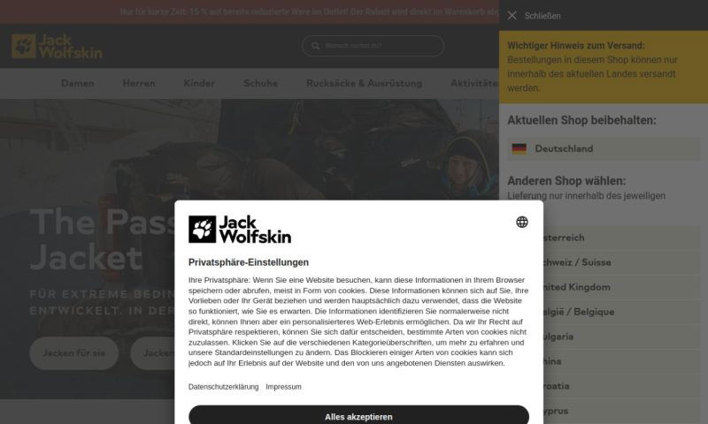 Jack Wolfskin.de