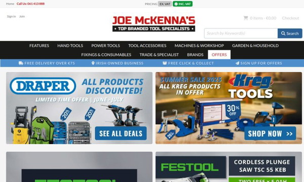 Joe McKenna Tools