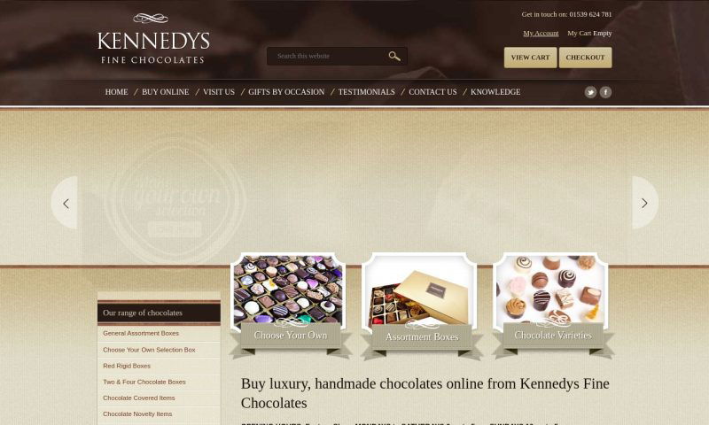 Kennedys chocolates.co.uk