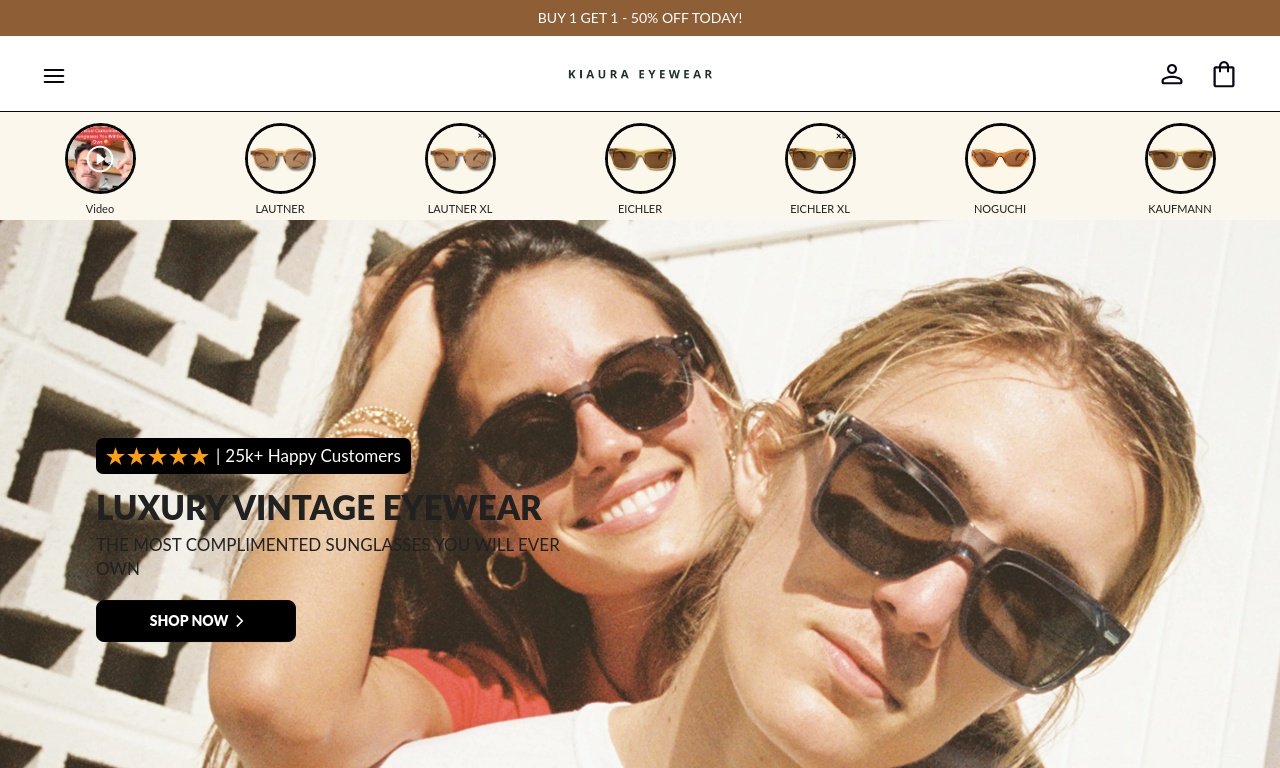 Kiaura Eyewear.com