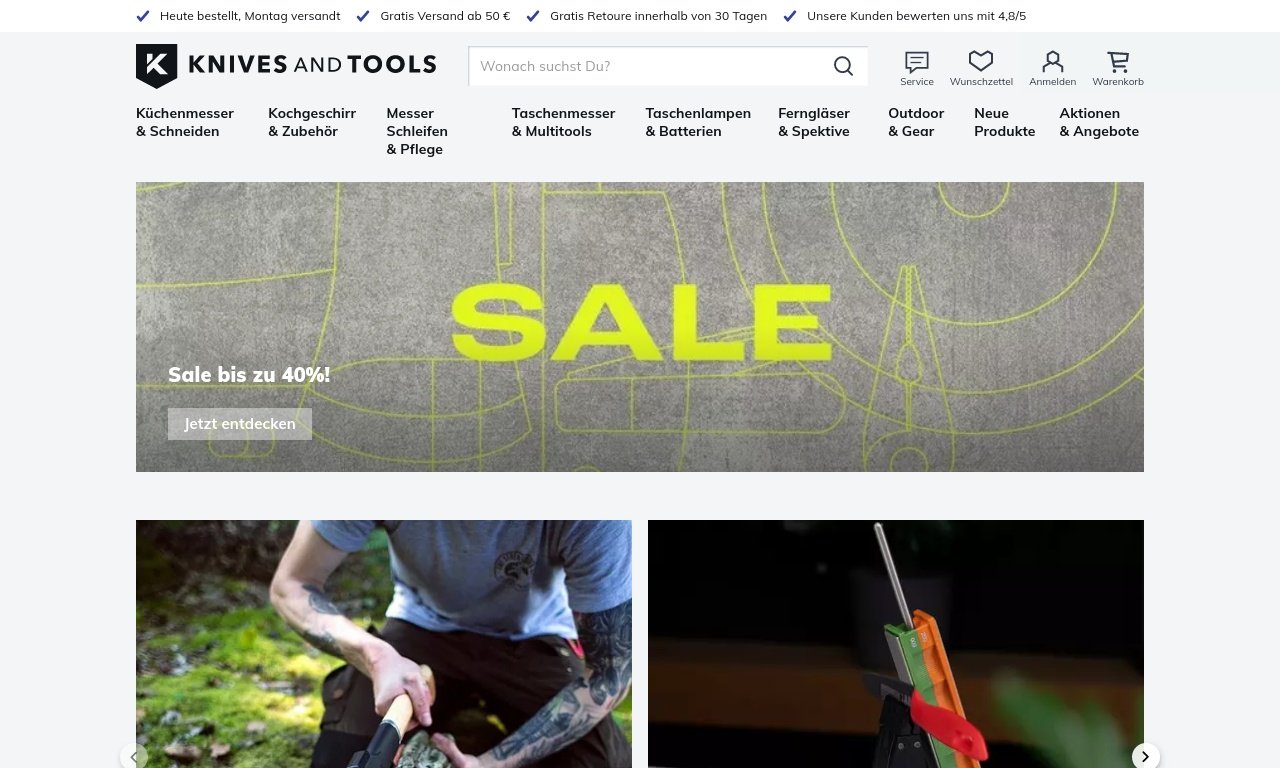 Knives and tools.de