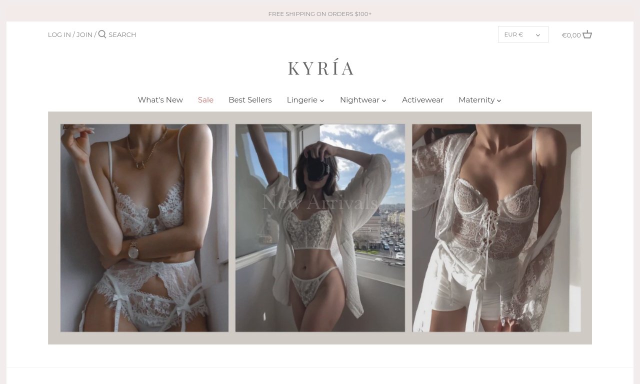 Kyria lingerie.com