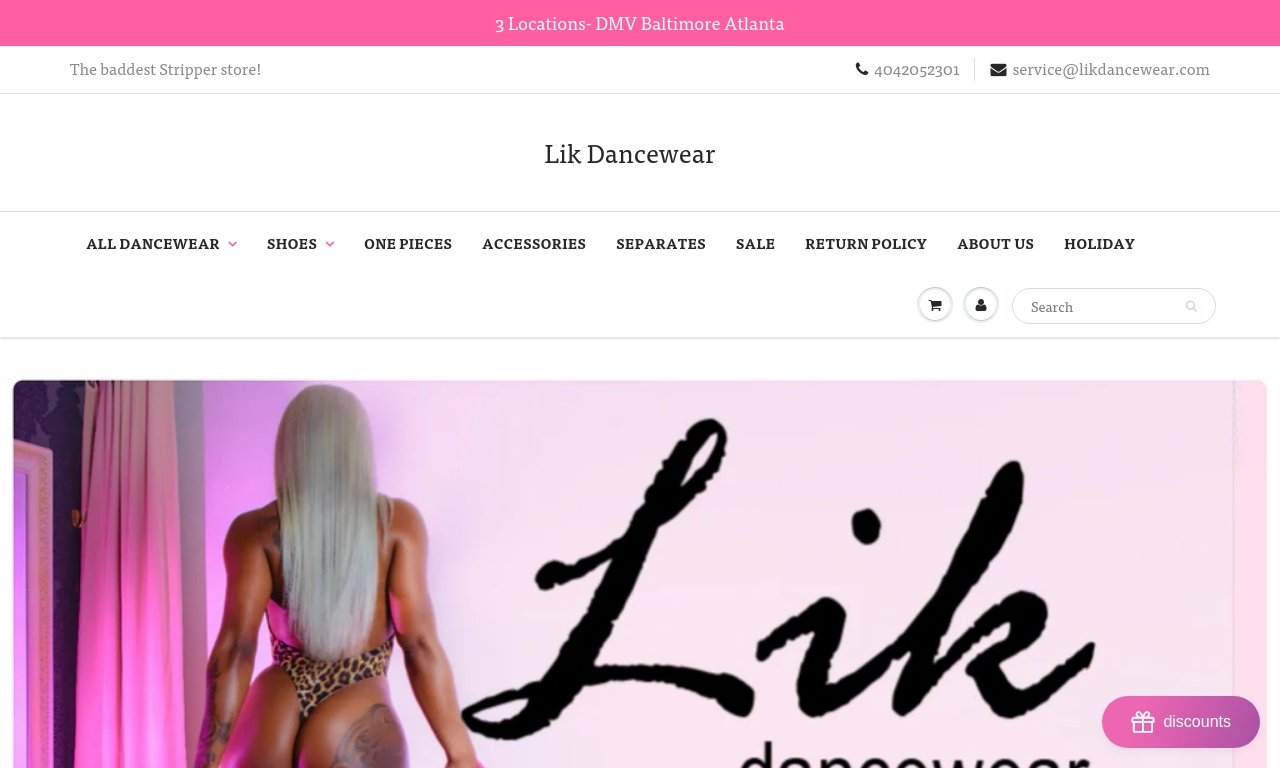 Lik dancewear.com
