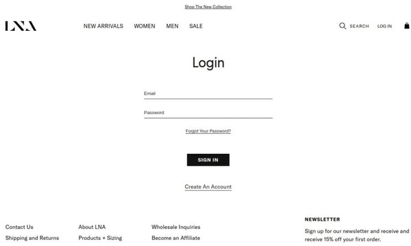 LNA Clothing.com