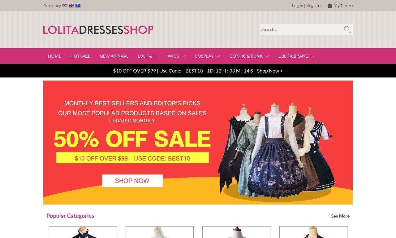 Lolita dresses shop.com
