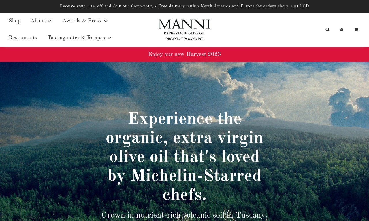 Manni Extra Virging Olive Oil