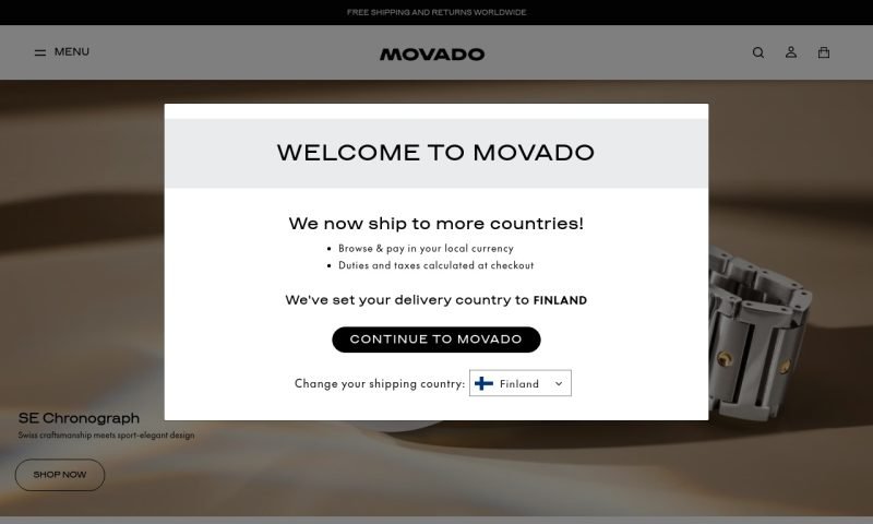 Movado watches.com