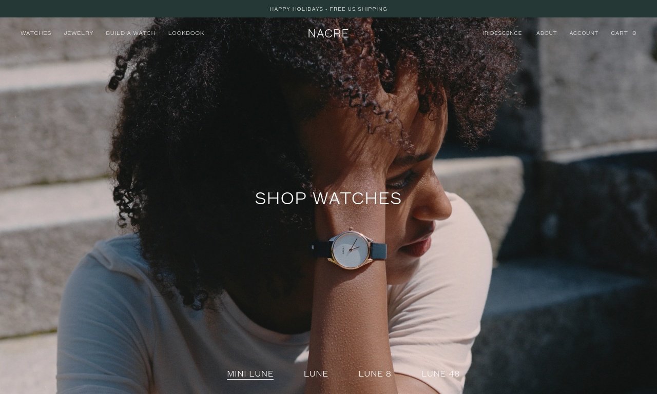 Nacre watches.com