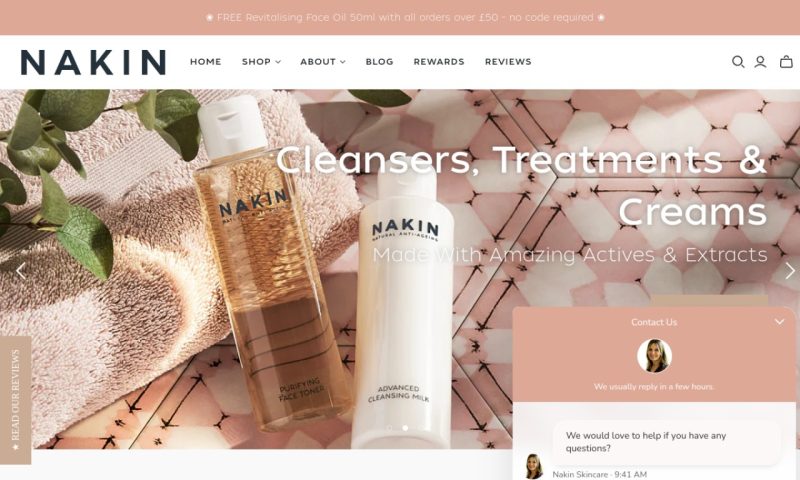 Nakin Skincare.com