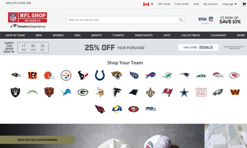 NFLshop.ca