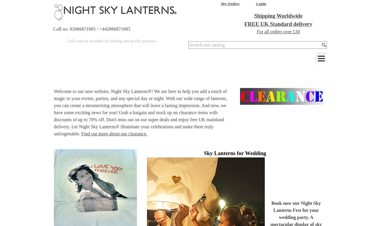 Night Sky Lanterns.co.uk
