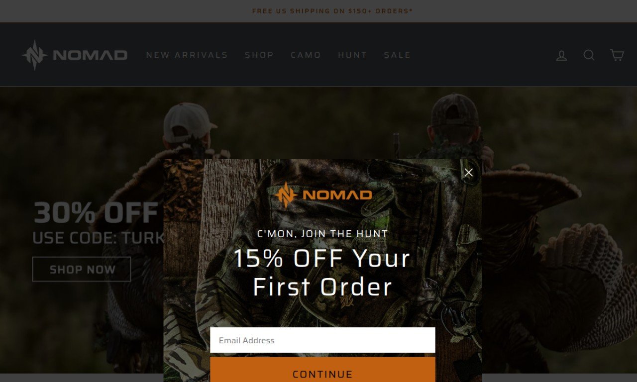 Nomad outdoor.com