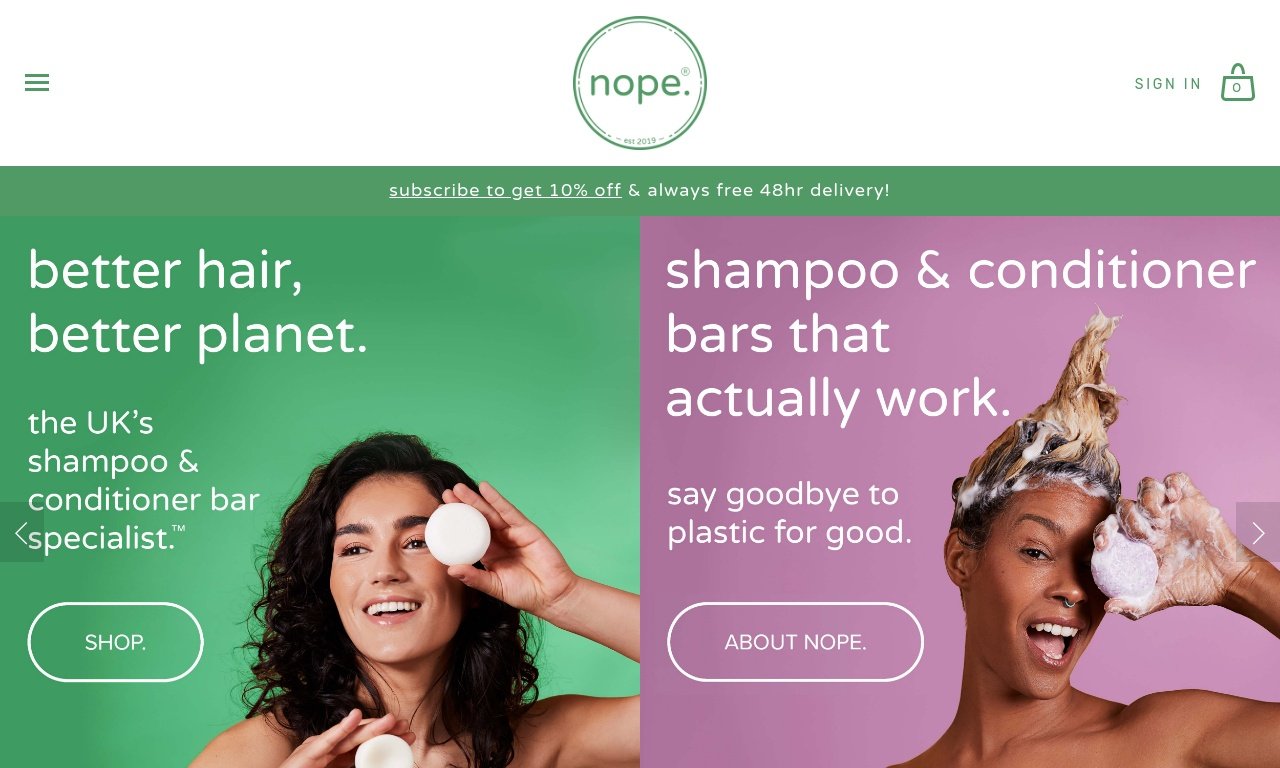 Nope Hair Products