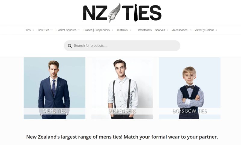 NZ Mens Ties and Accessories