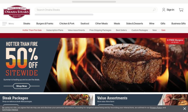 Omaha steaks.com
