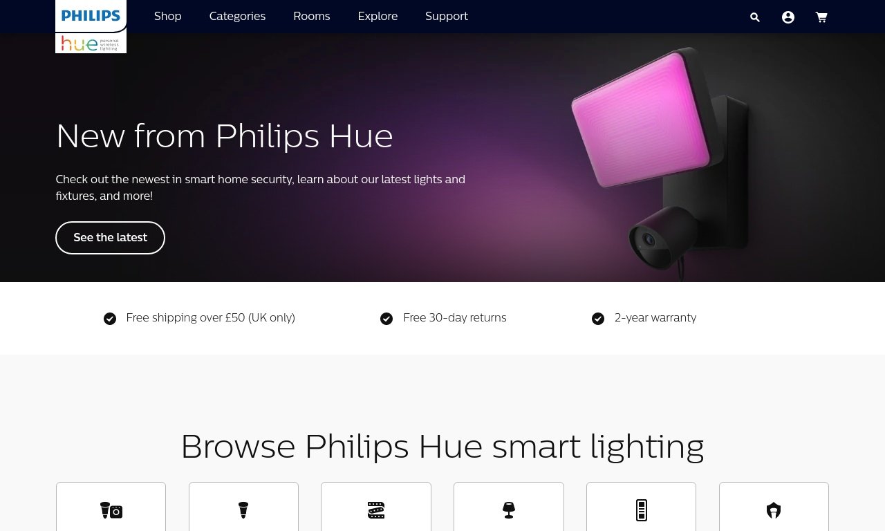 Philips Hue.com